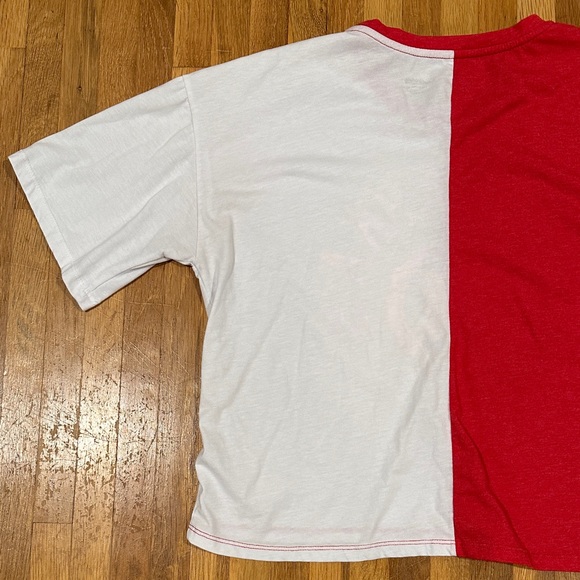 Nebraska Red and White Short Sleeve Tee - Picture 13 of 16